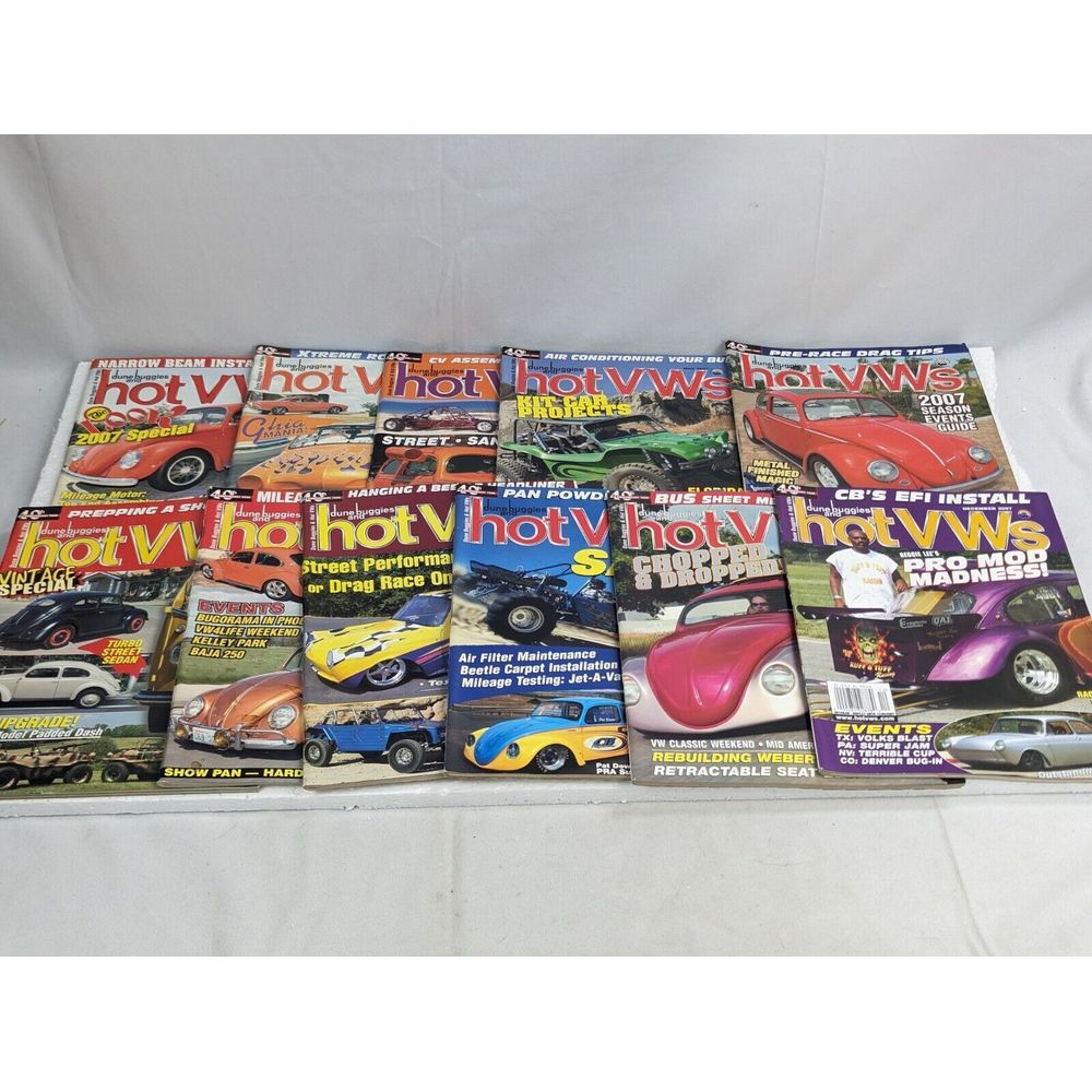 Dune Buggies‎ & Hot VWs Magazine 2007  Lot Set Of 11